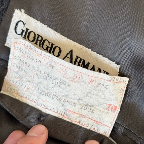 1980’s Giorgio Armani alpaca wool coat - Picture 9 of 10